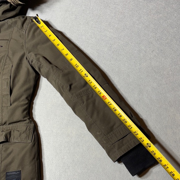 TNA Olive Fur-Lined Ski Jacket - Picture 16 of 16